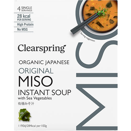 Clearspring Instant Miso Soup | Sea Vegetable fra Clearspring på Mecindo.dk