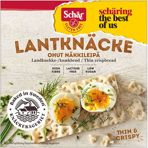 Semper Knækbrød Land Glutenfri | 230 g fra Schär på Mecindo.dk