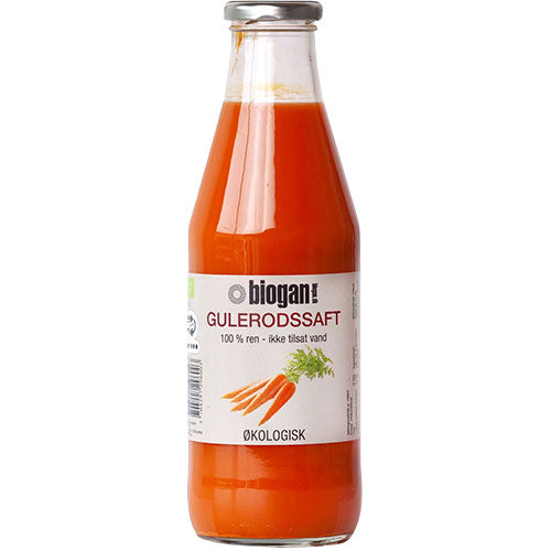 Biogan Gulerodssaft Økologisk | 750 ml fra Biogan på Mecindo.dk