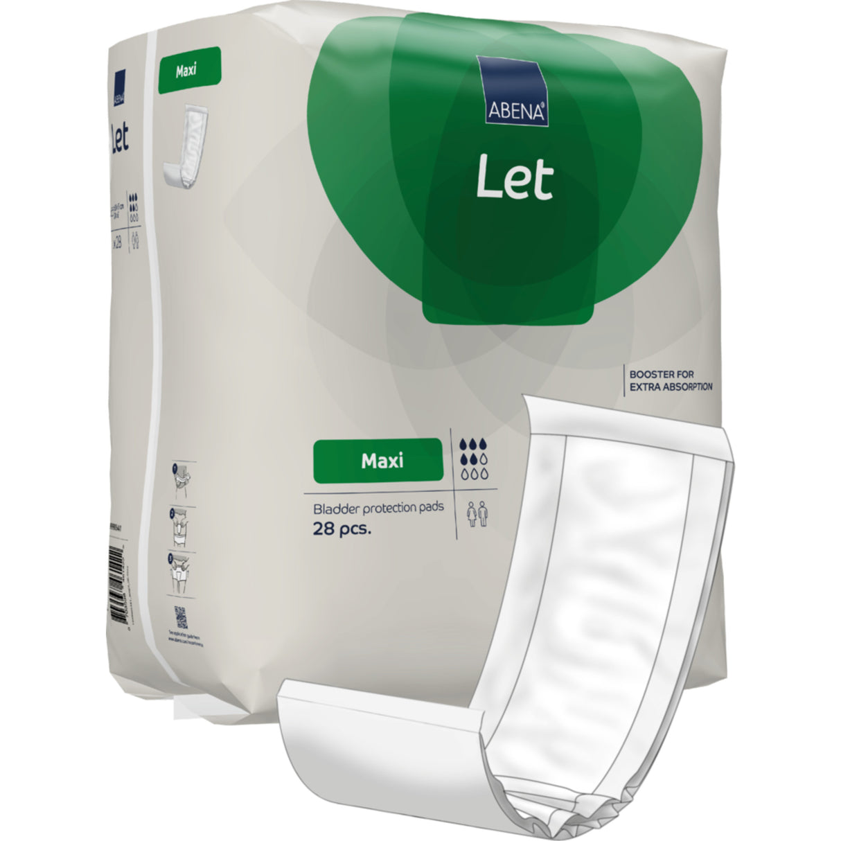 Abena Let, Maxi | 28 stk fra Abena på Mecindo.dk