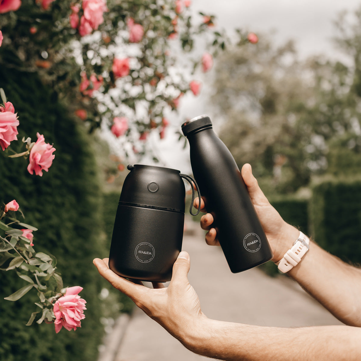 AYA&IDA Food'ie 500ml | Matte Black fra AYA&IDA på Mecindo.dk