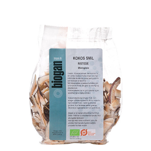 Biogan Ristede Kokos M. Hinde Økologisk | 175 gr fra Biogan på Mecindo.dk