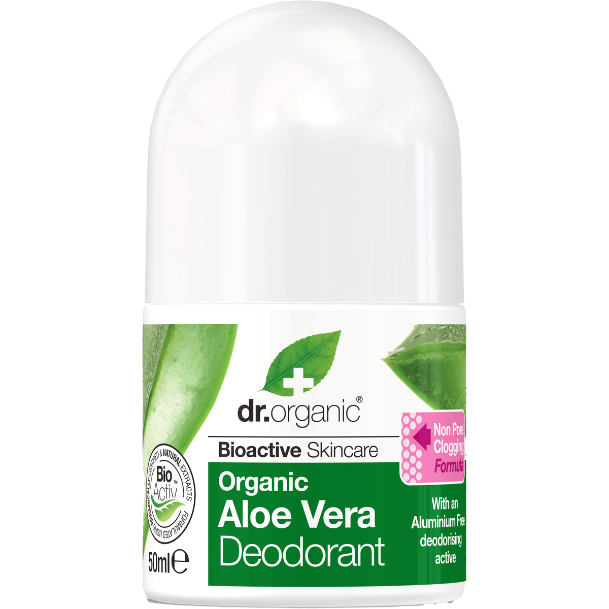 Dr. Organic Deo Roll On (50 ml) | Aloe Vera