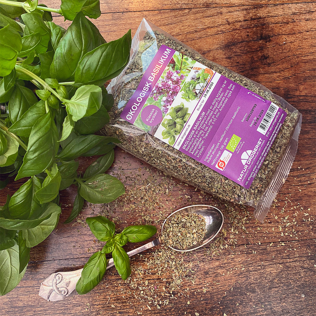 Natur-Drogeriet Basilikum Økologisk | 100 gr fra Natur-Drogeriet på Mecindo.dk