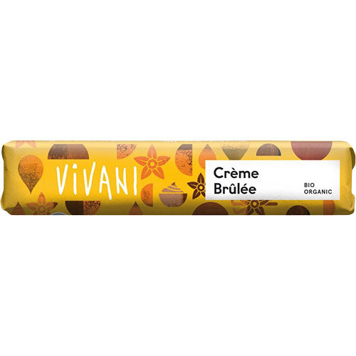 Vivani Creme Brulee Bar Økologisk | 40 gr fra Vivani på Mecindo.dk