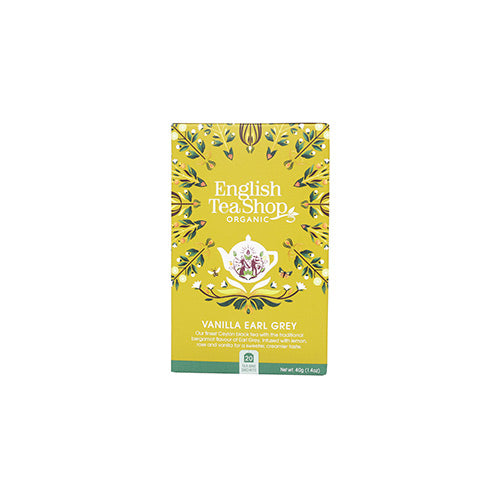 English Tea Shop Vanilla Earl Grey Te Økologisk | 20 br fra English Tea Shop på Mecindo.dk
