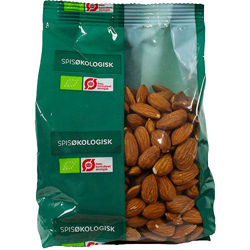 Spis Økologisk Mandler Californiske Ø | 400 gr fra Spis Økologisk på Mecindo.dk