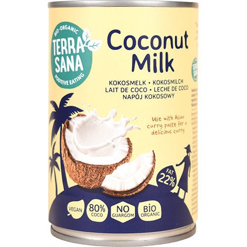 Terrasana Kokosmaelk Økologisk | 400 ml fra Terrasana på Mecindo.dk