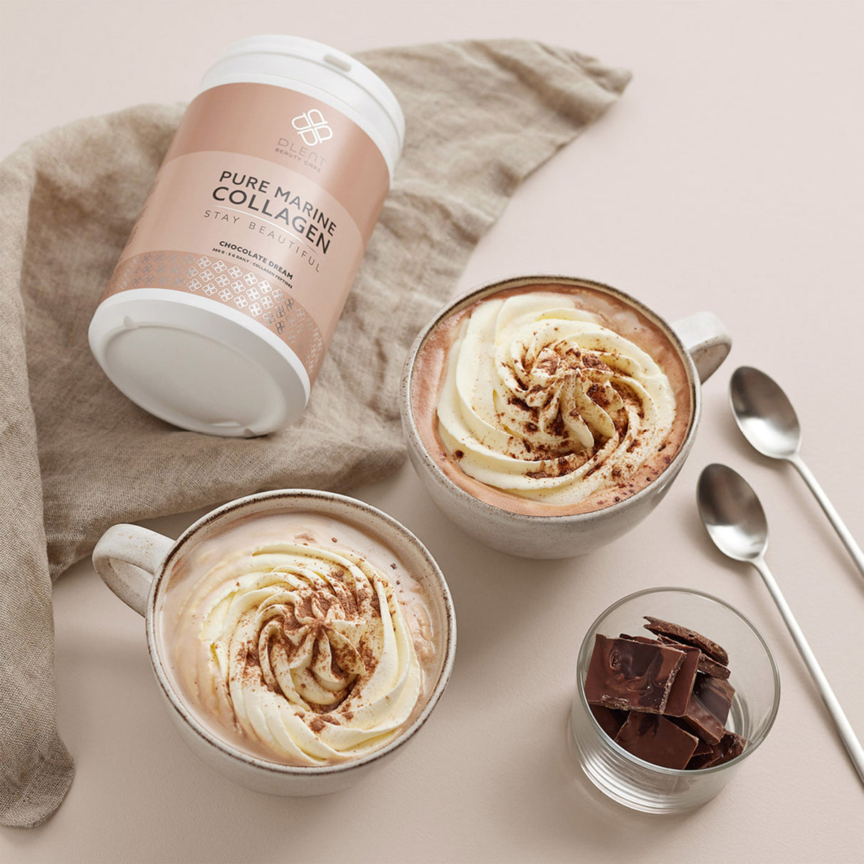 Plent Pure Marine Collagen | Chocolate fra Plent på Mecindo.dk