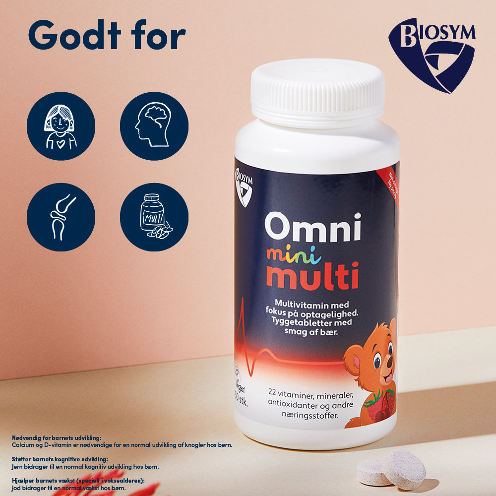 Biosym Omnimini Multi | 60 Tabl. fra Biosym på Mecindo.dk