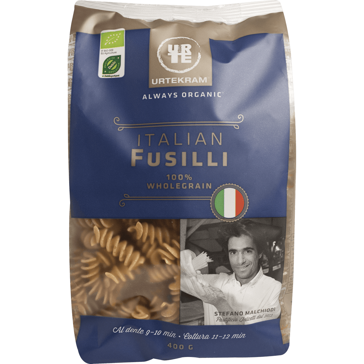 Urtekram Fusilli Fuldkorn (Skruer) Økologisk | 400 g