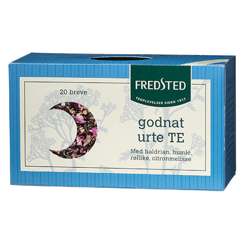 Fredsted Godnat Urte Te | 20 br fra Fredsted på Mecindo.dk