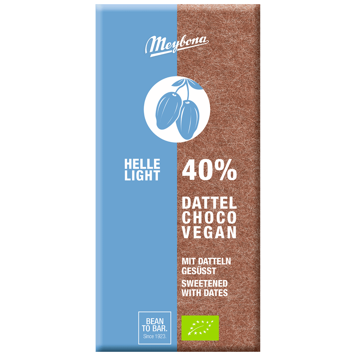 Meybona Chokolade 40% m. Dadler Økologisk | 80 g
