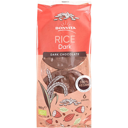 BonVita Risgaletter M. Mørk Choko Økologisk | 100 gr fra BonVita på Mecindo.dk