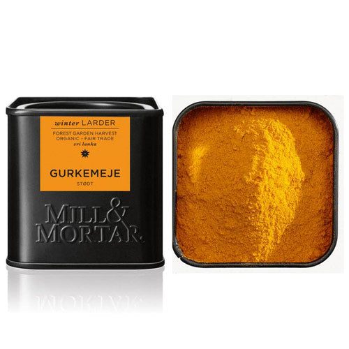 Mill & Mortar Gurkemeje Stødt Økologisk | 50 gr fra Mill & Mortar på Mecindo.dk