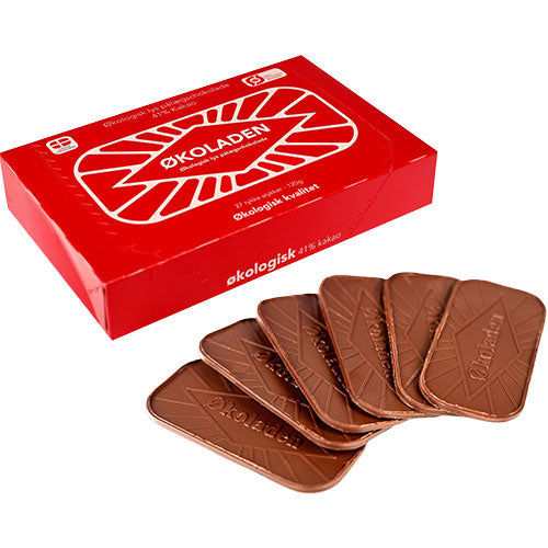 Økoladen Luksus Pålægschokolade Lys | 120 gr fra Økoladen på Mecindo.dk
