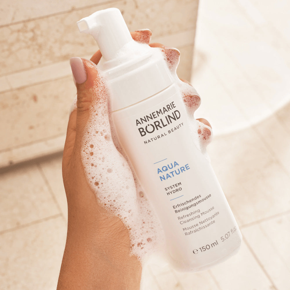 Annemarie Börlind Aquanature Refreshing Cleansing Mousse | 150 ml fra Annemarie Börlind på Mecindo.dk