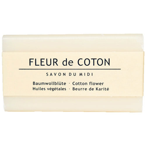 Midi Sæbe Bomuldsblomst Med Sheasmør Vegan Fleur De Coton | 100 gr fra Midi på Mecindo.dk