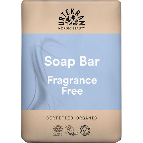 Urtekram Fragrance Free Soap Bar | 100 GR fra Urtekram på Mecindo.dk