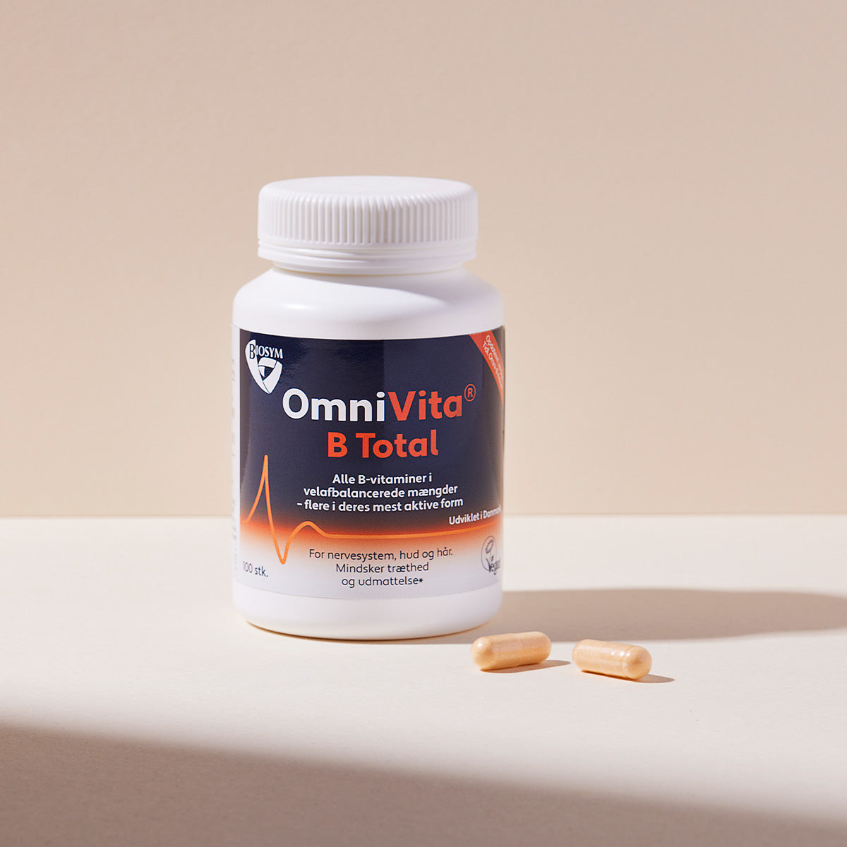 Biosym Omnivita B Total | 100 kapsler fra Biosym på Mecindo.dk