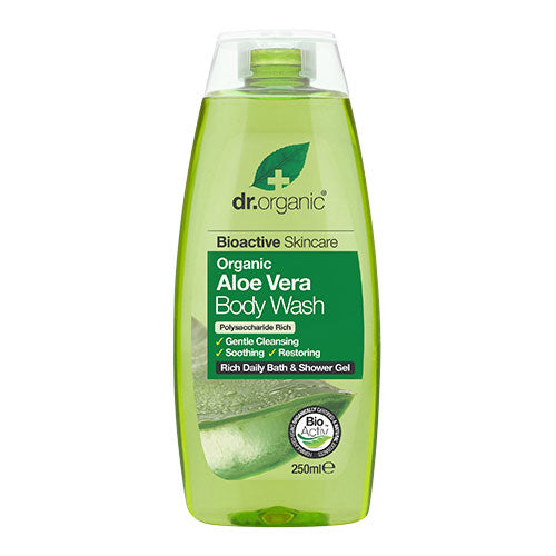 Dr. Organic Bath & Shower Aloe Vera | 250 ml fra Dr. Organic på Mecindo.dk