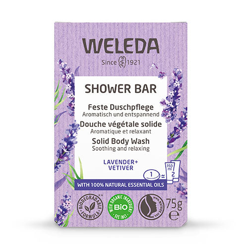 Weleda Shower Bar Lavender | 75 gr fra Weleda på Mecindo.dk