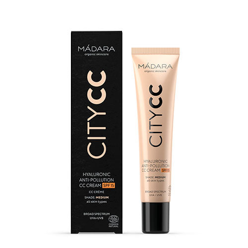 Madara Citycc Hyaluronic Anti-pollution Cc Cream Spf 15 Medium | 40 ml fra Madara på Mecindo.dk