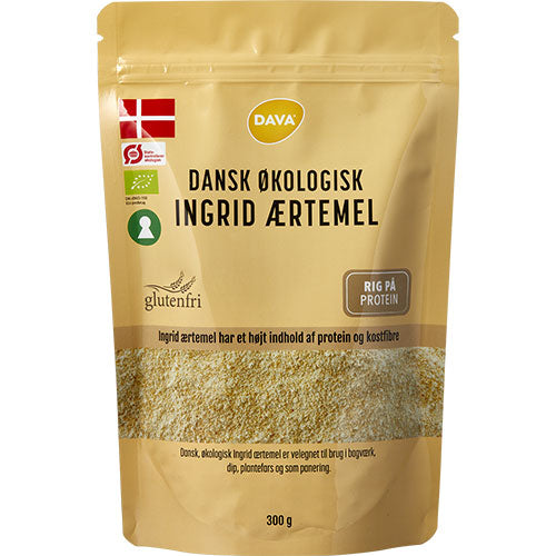 DAVA Ingrid ærtemel Ø | 300 GR fra DAVA på Mecindo.dk