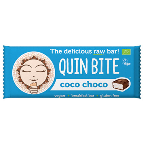 Quin Bite Kokos Choko Bar - | 30 gr fra Quin Bite på Mecindo.dk
