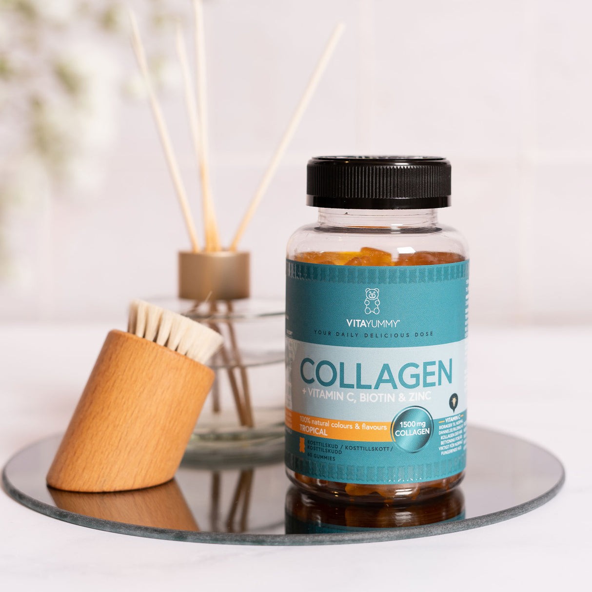 VitaYummy Collagen Tropical | 60 vingummier fra VitaYummy på Mecindo.dk