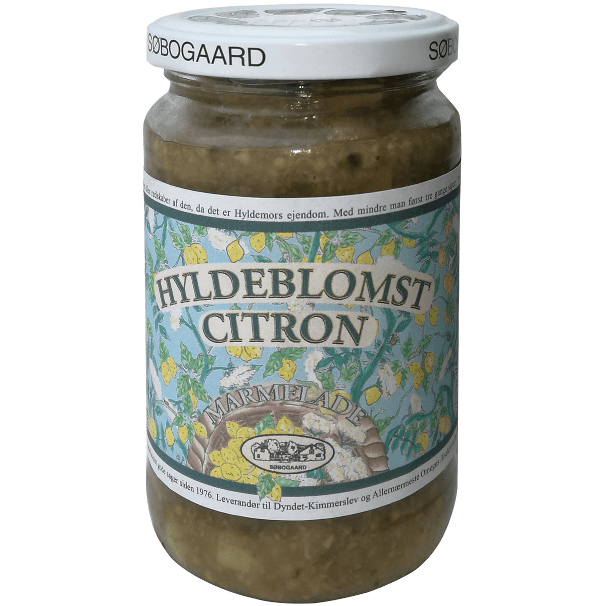 Søbogaard Hyldeblomst/citron Marmelade Økologisk | 400 g
