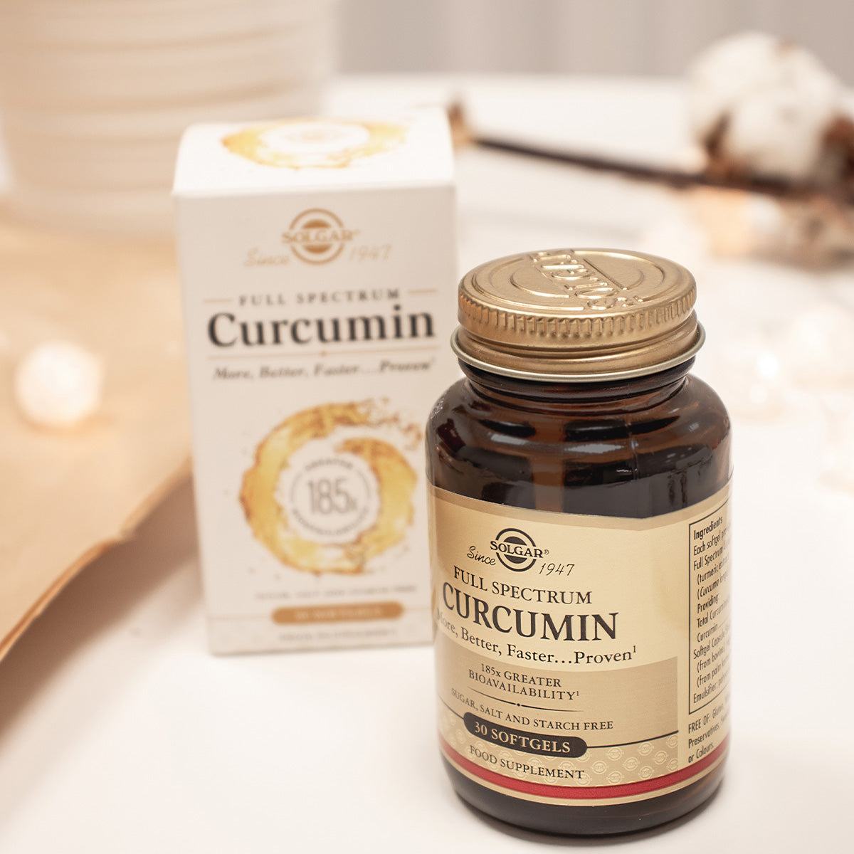 Solgar Full Spectrum Curcumin | 30 kapsler fra Solgar på Mecindo.dk