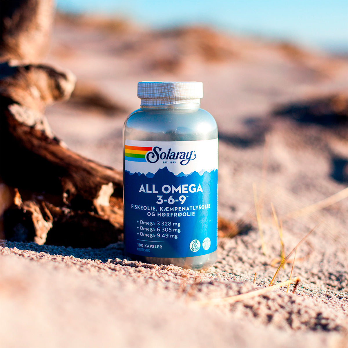 Solaray All Omega 3-6-9 | 180 kapsler fra Solaray på Mecindo.dk