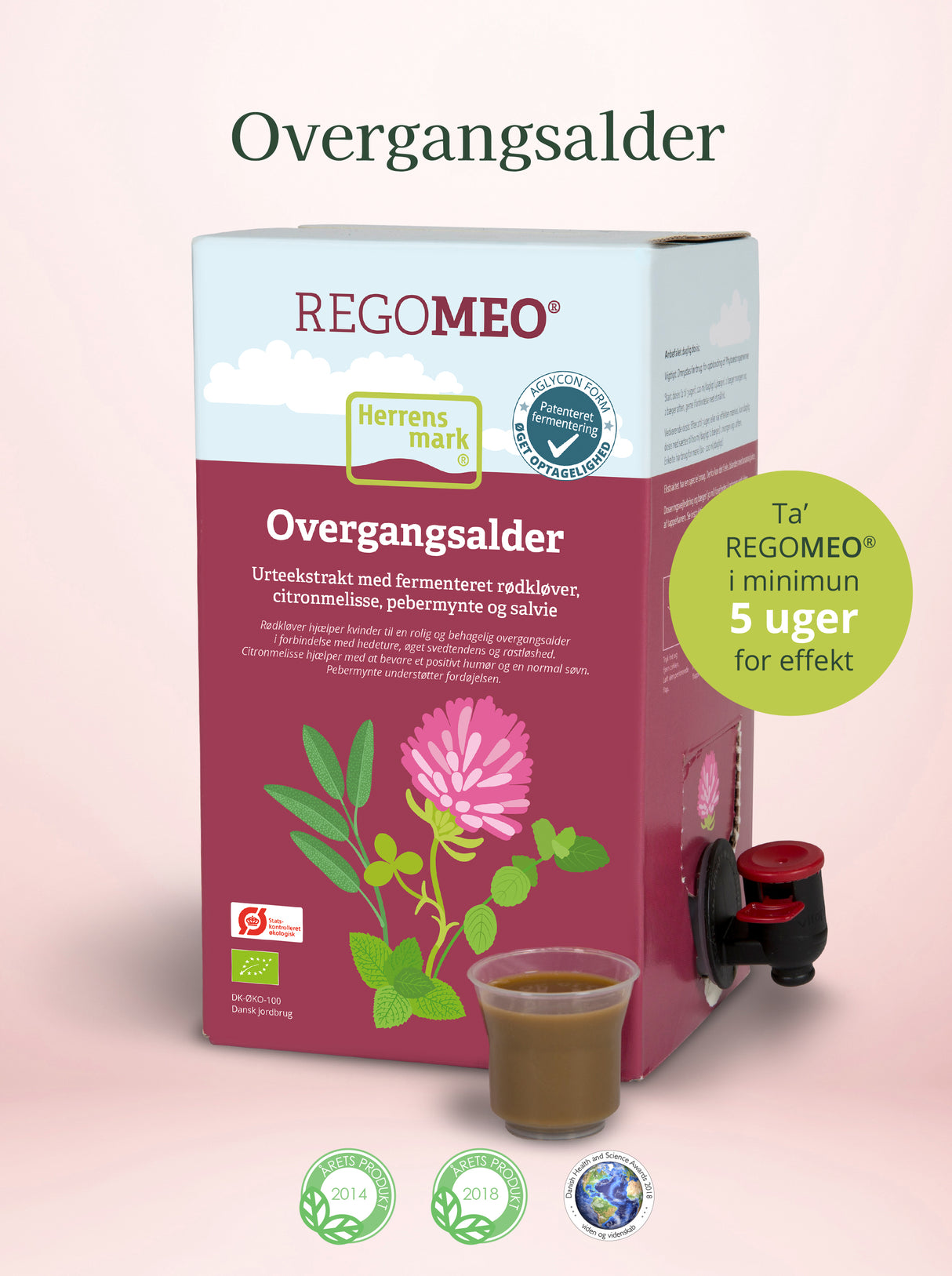 Herrens Mark Regomeo Rødkløverekstrakt Ø | 2 ltr fra Herrens Mark på Mecindo.dk