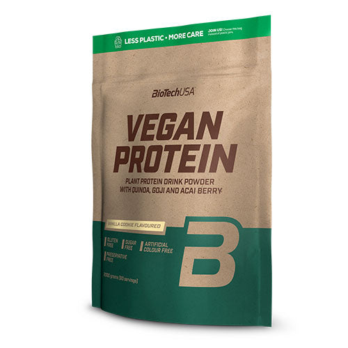 BioTechUSA Vegan Protein Pulver (500 gr) | Vanilla Cookies fra BioTechUSA på Mecindo.dk