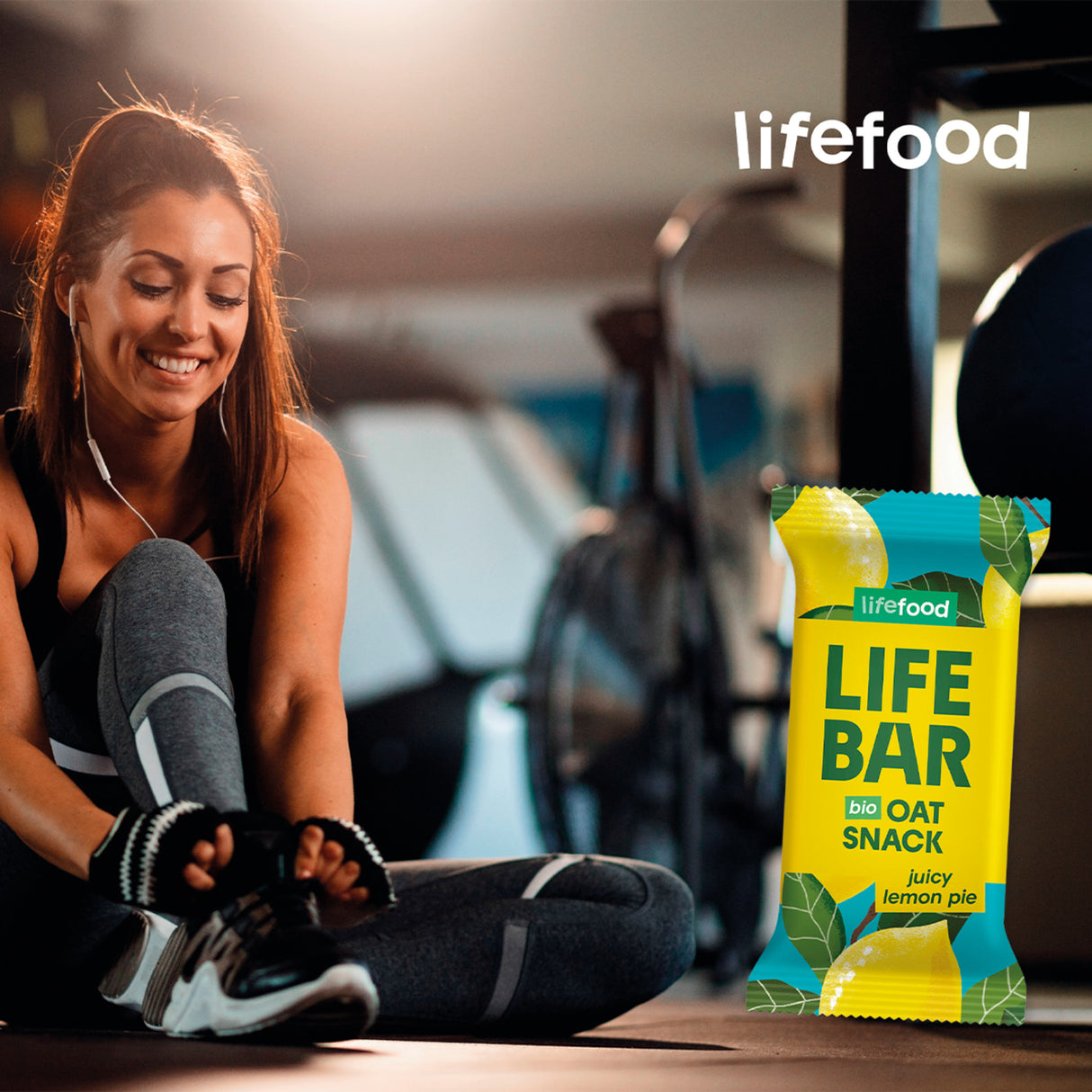 Lifebar Havrebar Lemon Økologisk | 40 gr fra Lifefood på Mecindo.dk