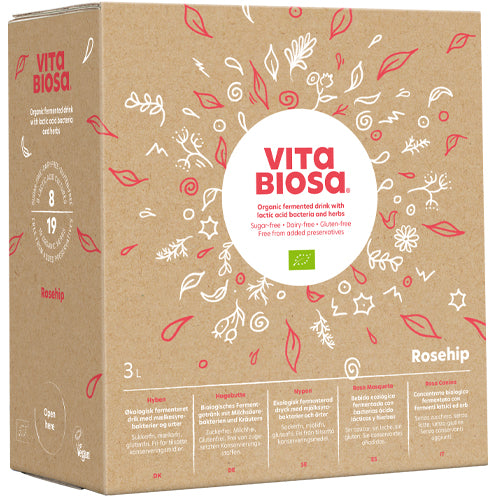 Vita Biosa Hyben Bag-in-box Økologisk | 3 ltr fra Vita Biosa på Mecindo.dk