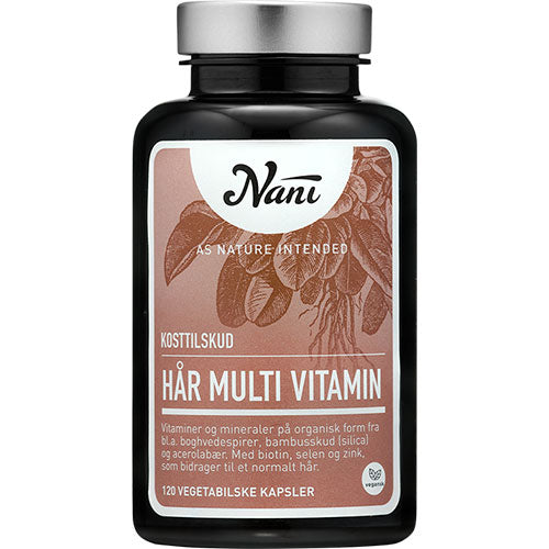 Nani Hår Multivitamin | 120 kapsler fra Nani på Mecindo.dk