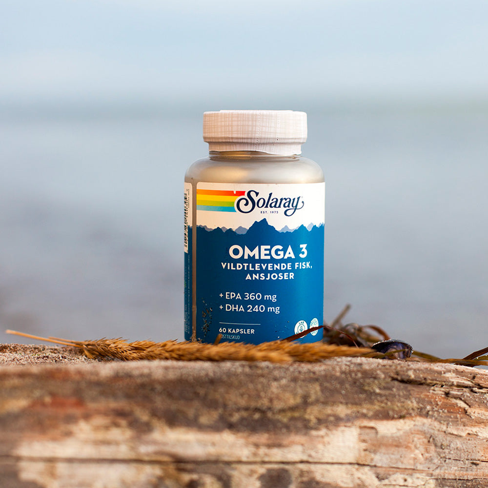 Solaray Omega 3 | 60 kapsler fra Solaray på Mecindo.dk