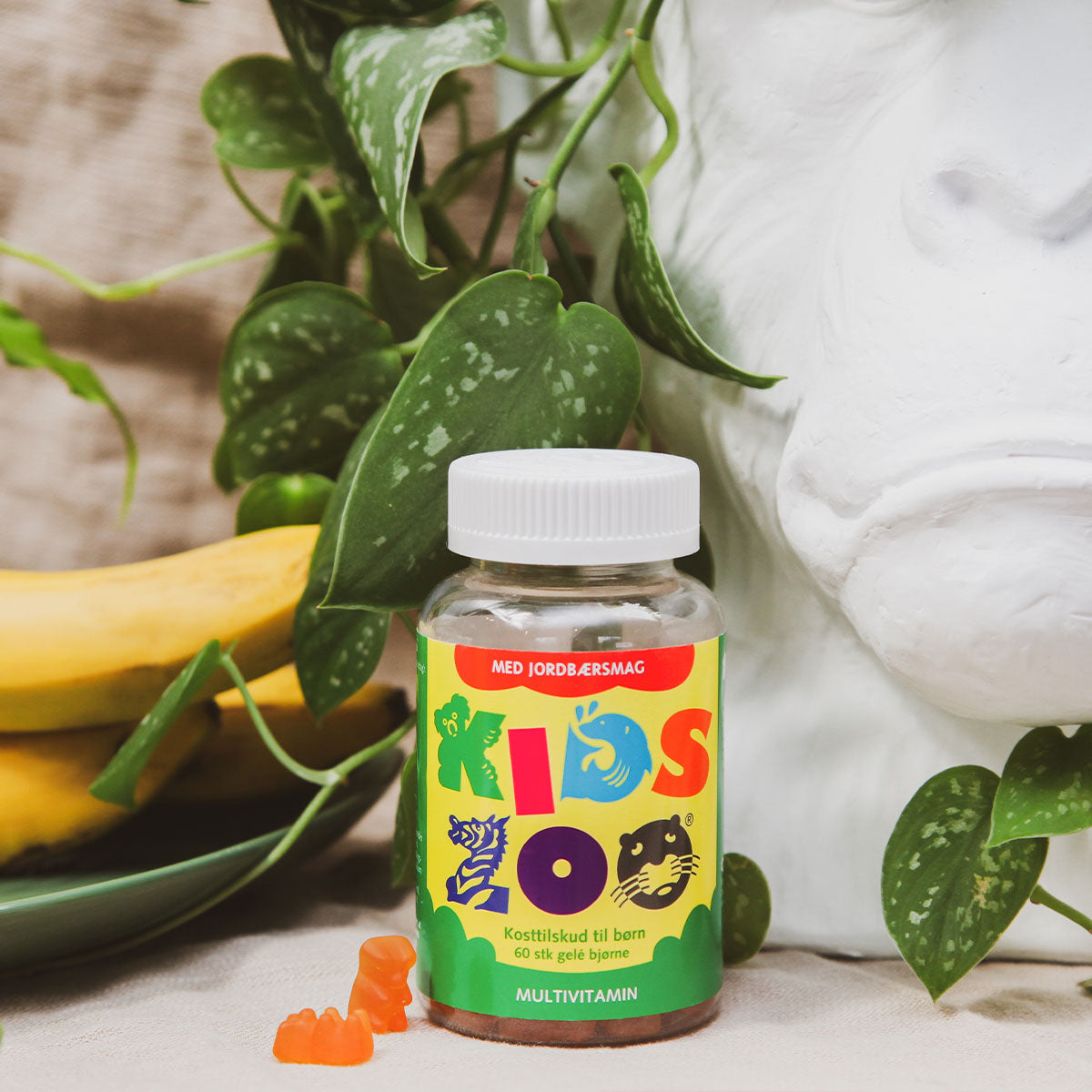 Kids Zoo Multivitamin M. Jordbærsmag | 60 gummies fra Kids Zoo på Mecindo.dk