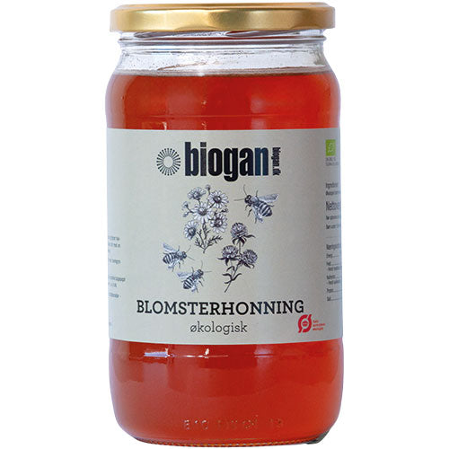 Biogan Økologisk Blomster Honning | 1 kg fra Biogan på Mecindo.dk