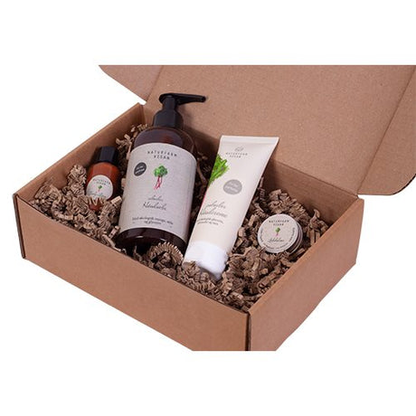 BIOselect Set Handmade Olive Oil Soap+exfoliating 100%cotton fra BIOselect på Mecindo.dk