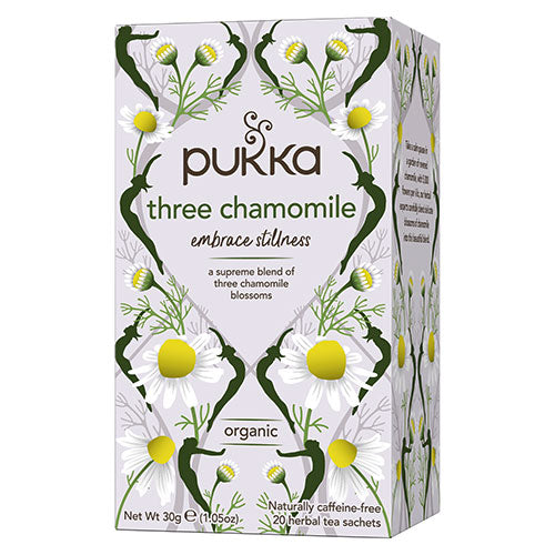 Pukka Three Chamomile Te | 20 br fra Pukka på Mecindo.dk
