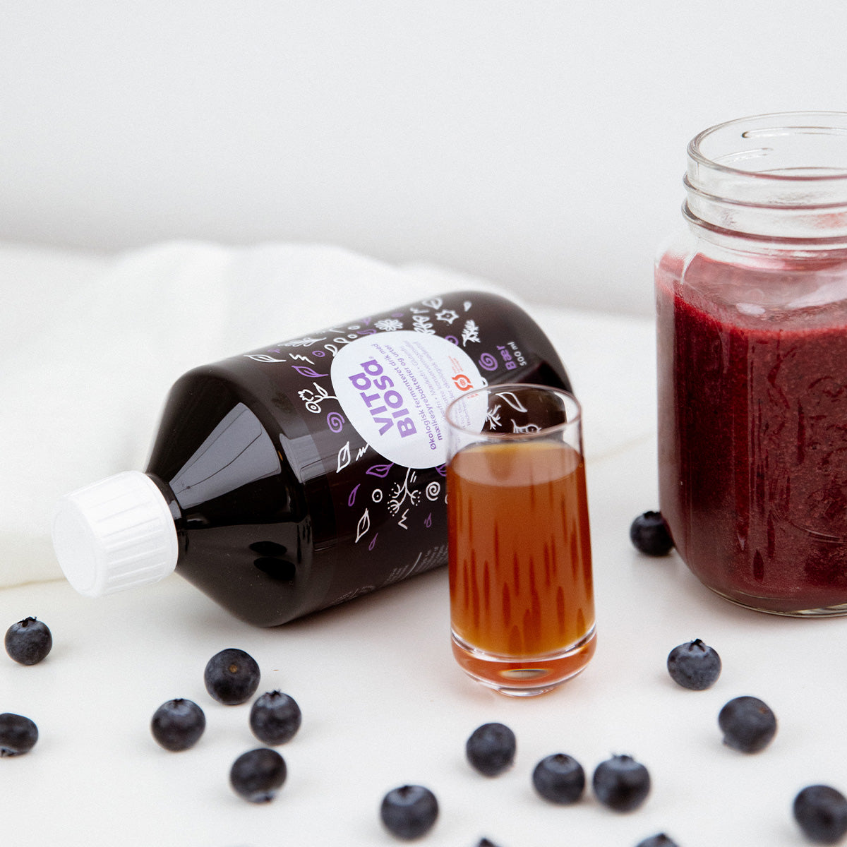 Vita Biosa Bær Økologisk | 500 ml fra Vita Biosa på Mecindo.dk