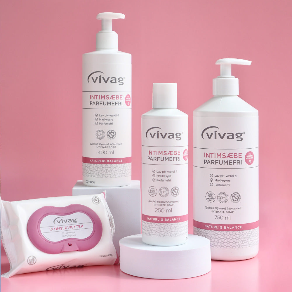 Vivag Intimsæbe Parfumefri | 750 ml fra Vivag på Mecindo.dk