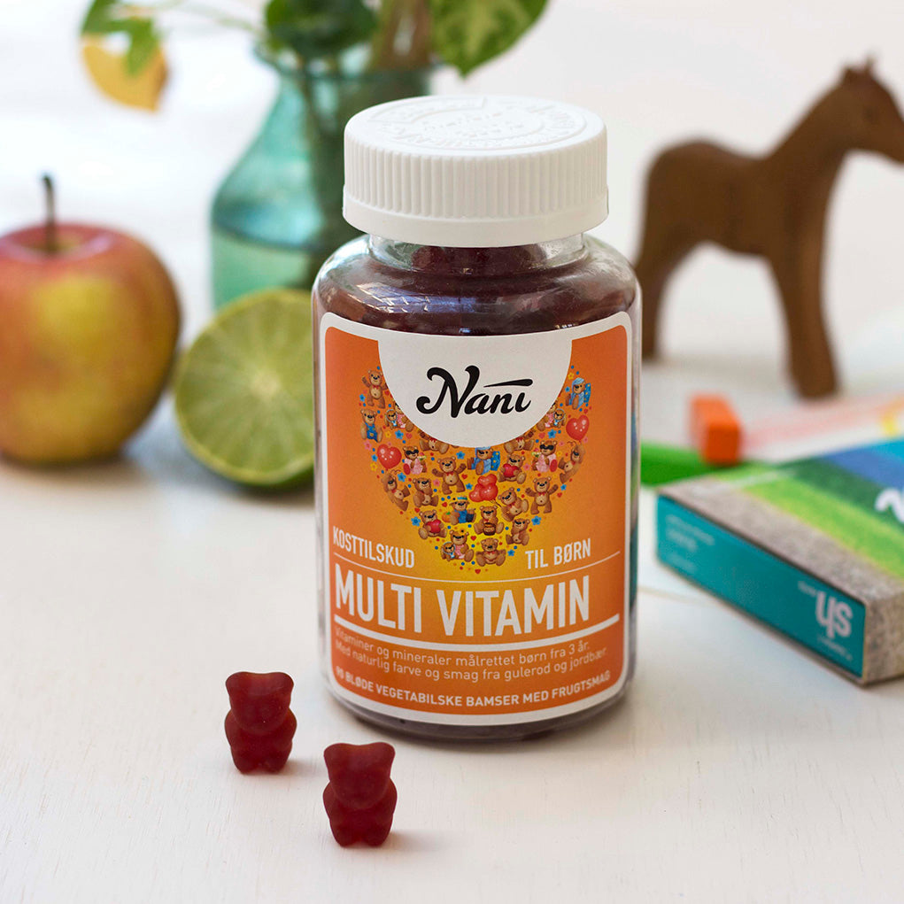 Nani Multivitamin Til Børn Food State | 90 gummies fra Nani på Mecindo.dk