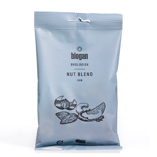 Biogan Nut Blend Raw Økologisk | 100 gr fra Biogan på Mecindo.dk
