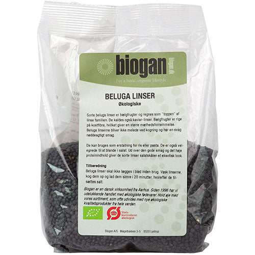 Biogan Økologiske Beluga Linser | 500 gr fra Biogan på Mecindo.dk