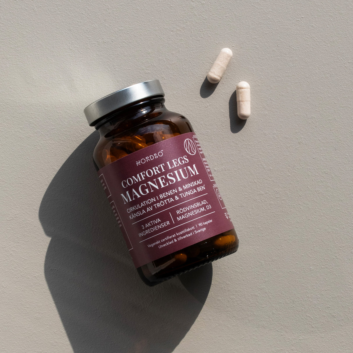 NORDBO Comfort Legs Magnesium | 90 kapsler