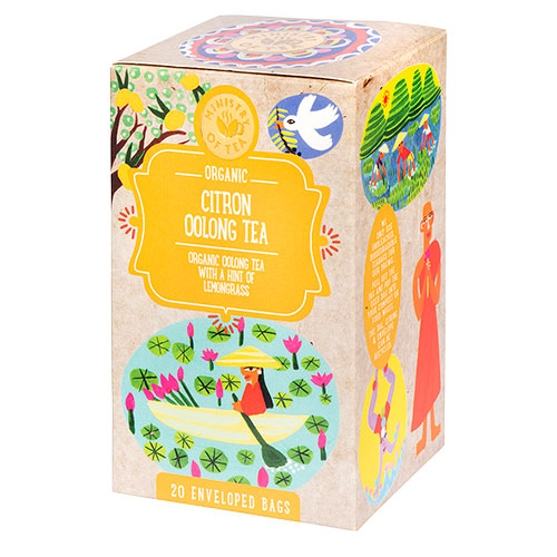 Ministry Of Tea Citron Oolong Te Økologisk | 20 br fra Ministry Of Tea på Mecindo.dk